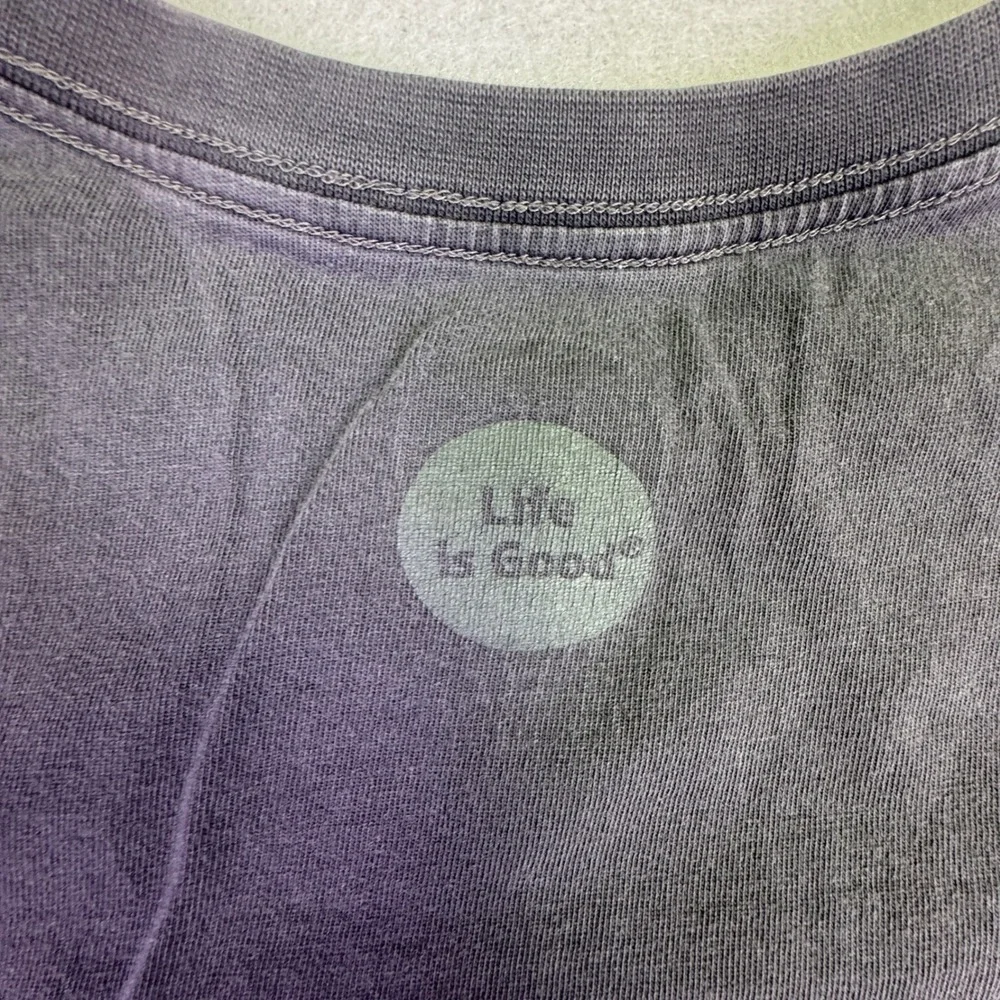 Life is Good Shirt Men's Size XL Crusher Tee Long Sleeve Cabin Gray Relaxed Fit - Picture 9 of 9